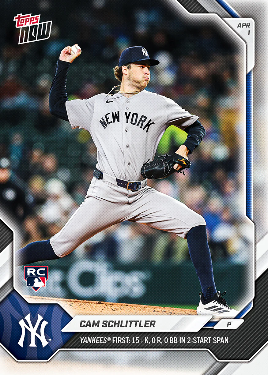 2026 MLB Topps NOW #41 Cam Schlittler