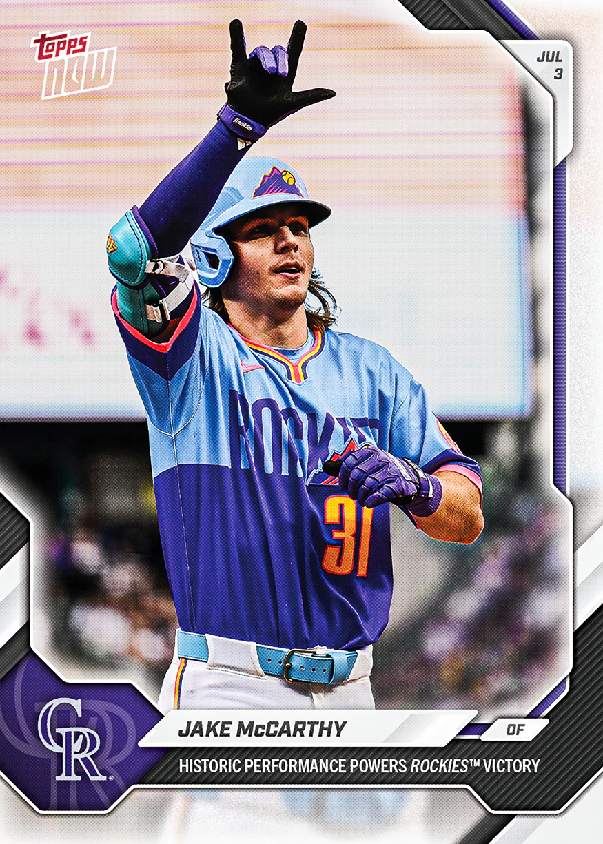2026 MLB Topps NOW #410 Jake McCarthy