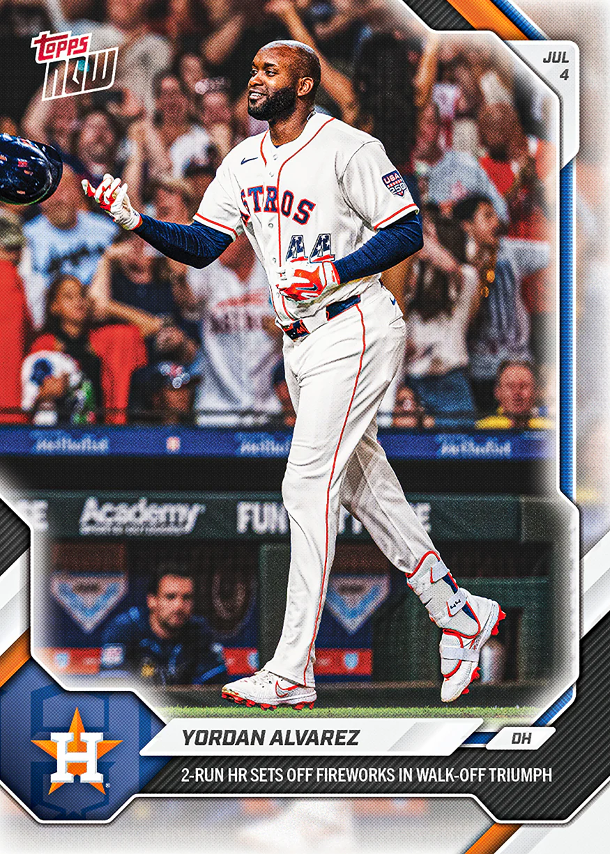 2026 MLB Topps NOW #415 Yordan Alvarez