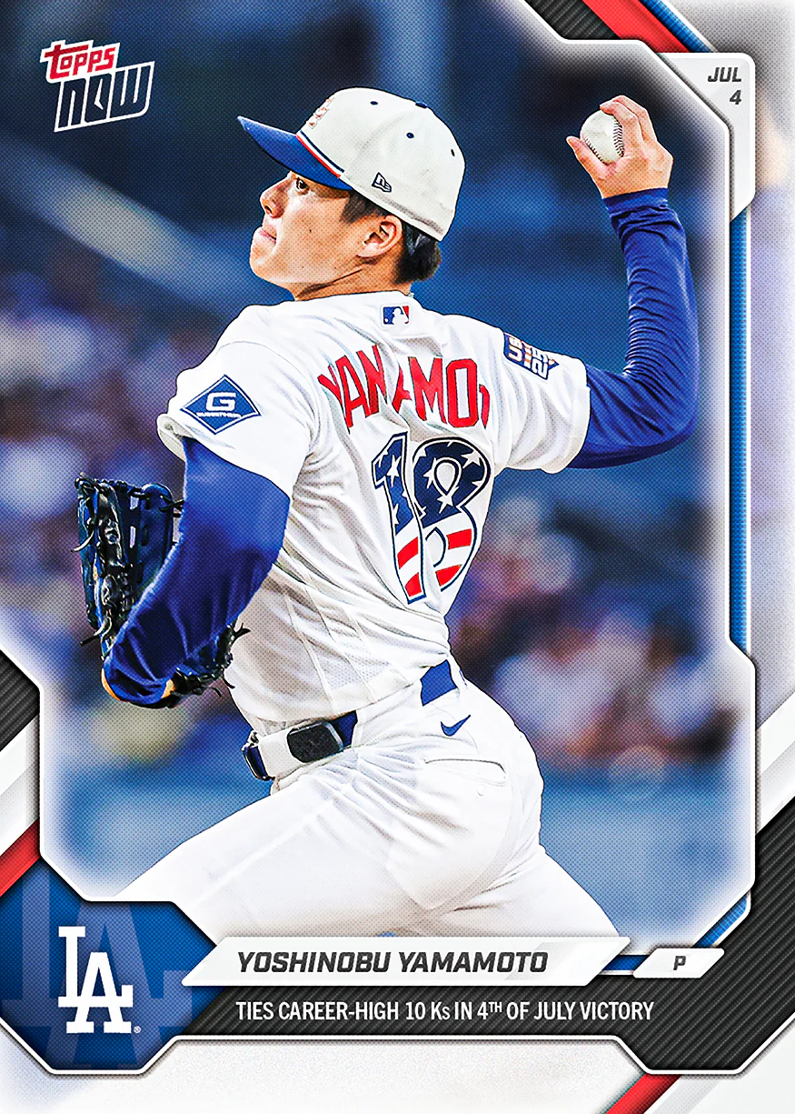 2026 MLB Topps NOW #416 Yoshinobu Yamamoto