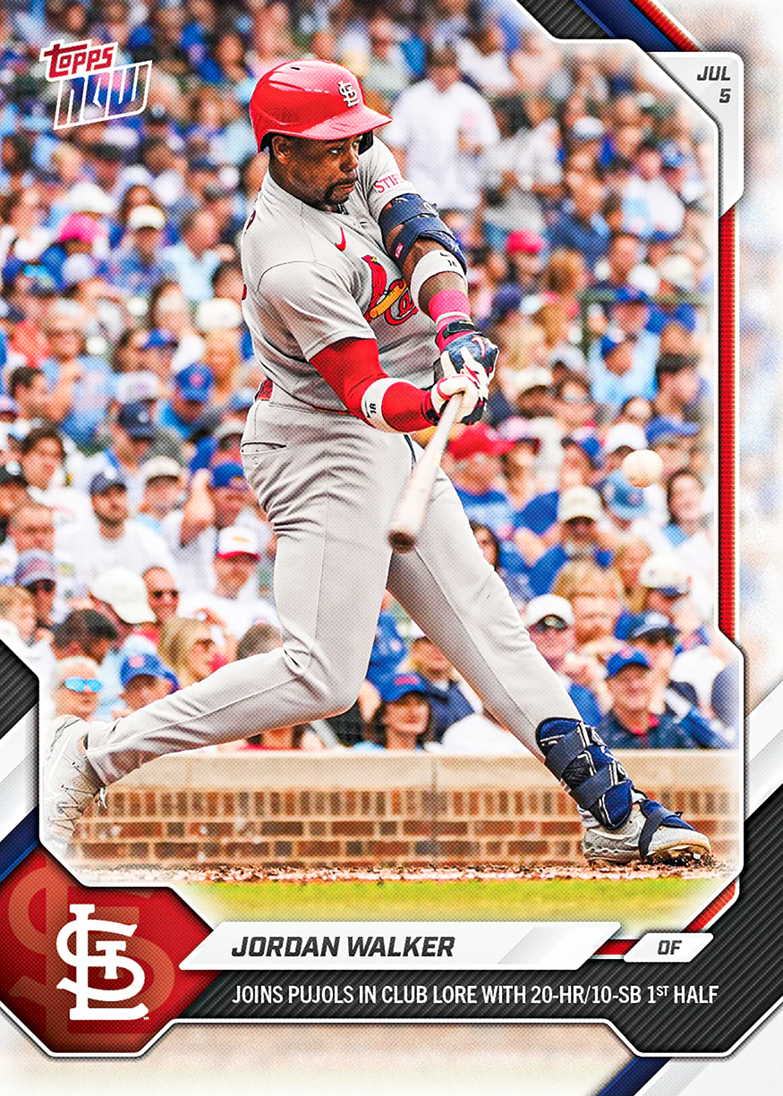 2026 MLB Topps NOW #418 Jordan Walker