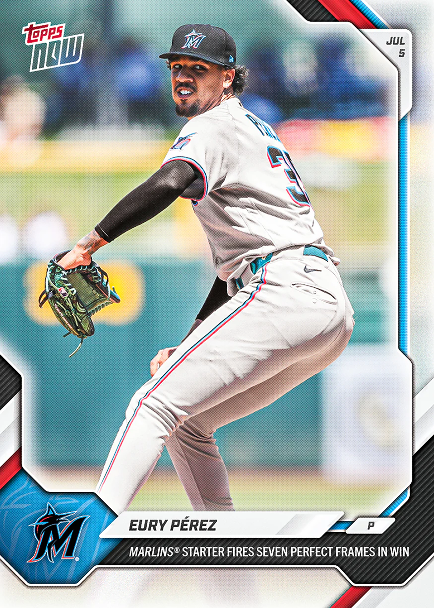 2026 MLB Topps NOW #419 Eury Pérez