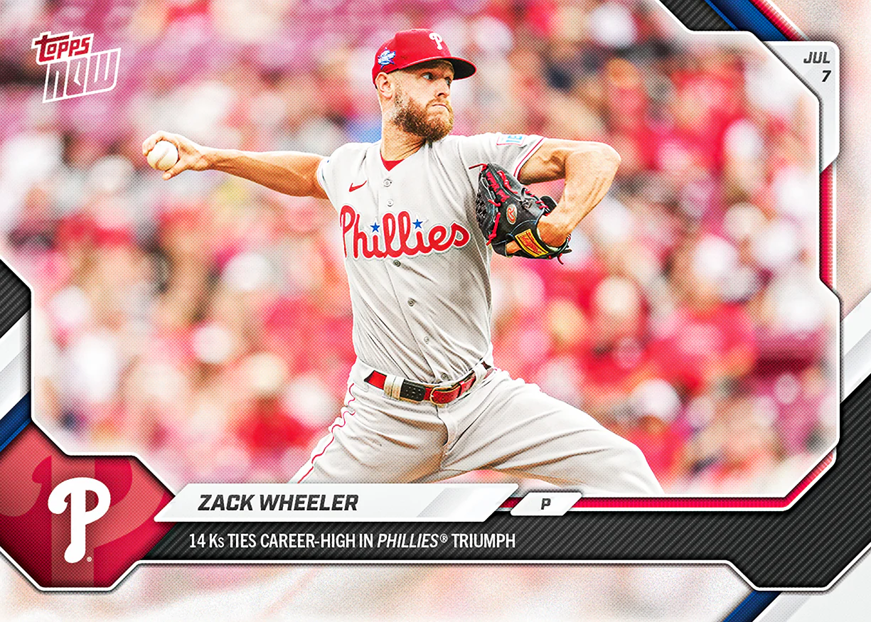 2026 MLB Topps NOW #425 Zack Wheeler