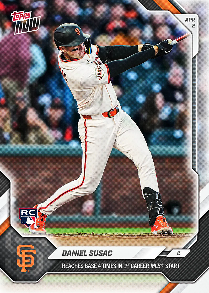 2026 MLB Topps NOW #43 Daniel Susac