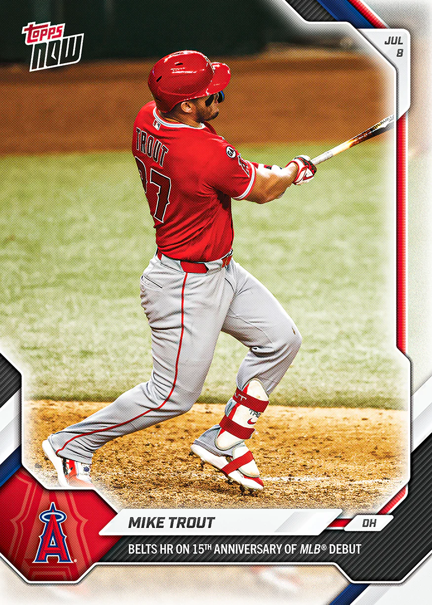 2026 MLB Topps NOW #435 Mike Trout