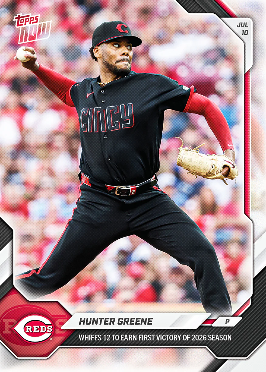 2026 MLB Topps NOW #440 Hunter Greene