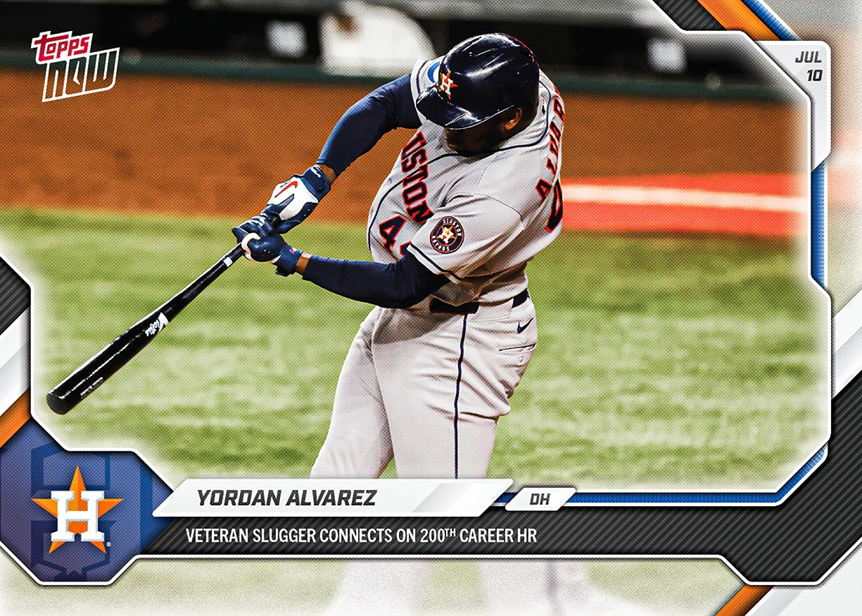 2026 MLB Topps NOW #442 Yordan Alvarez