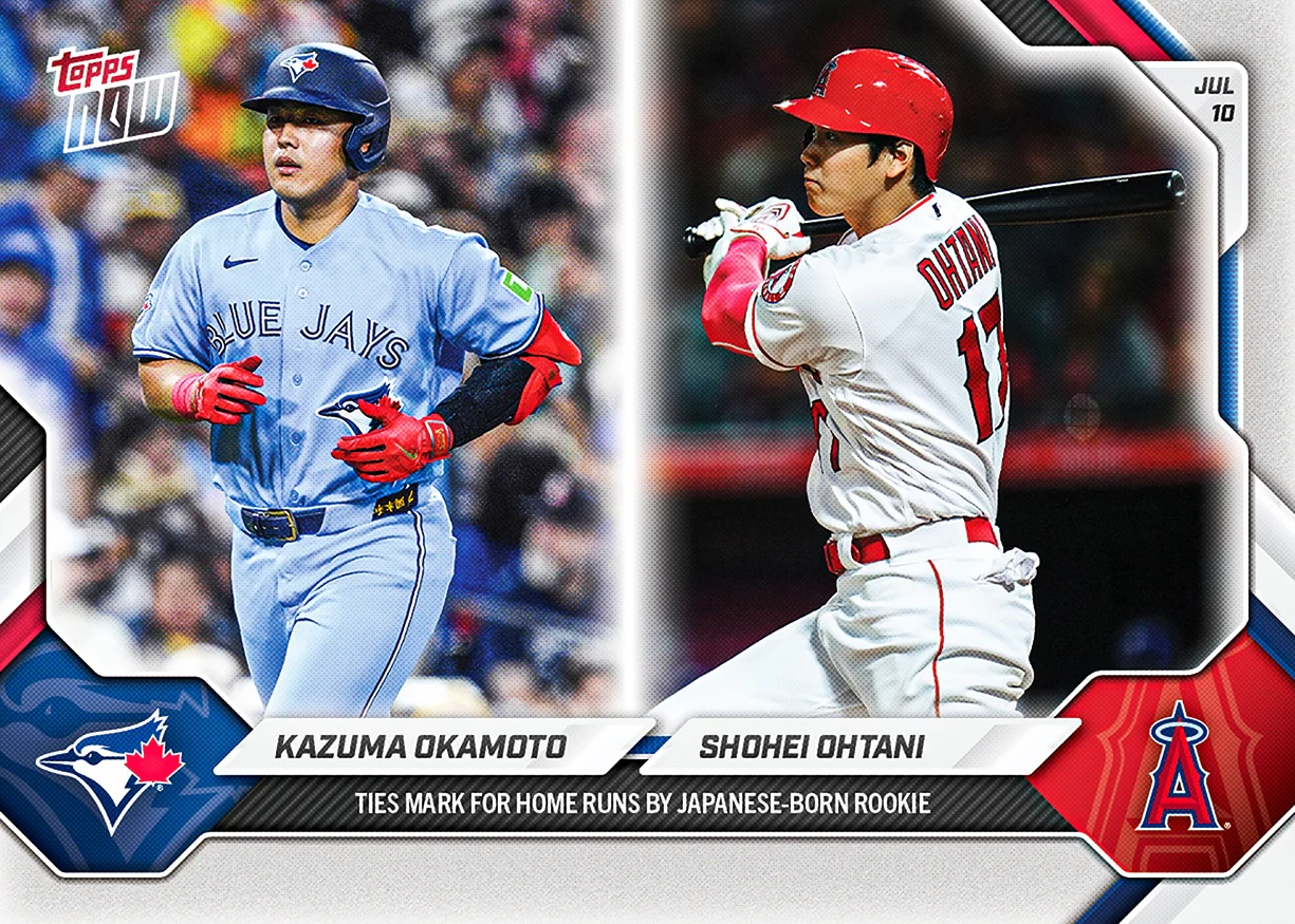 2026 MLB Topps NOW #443 Kazuma Okamoto / Shohei Ohtani