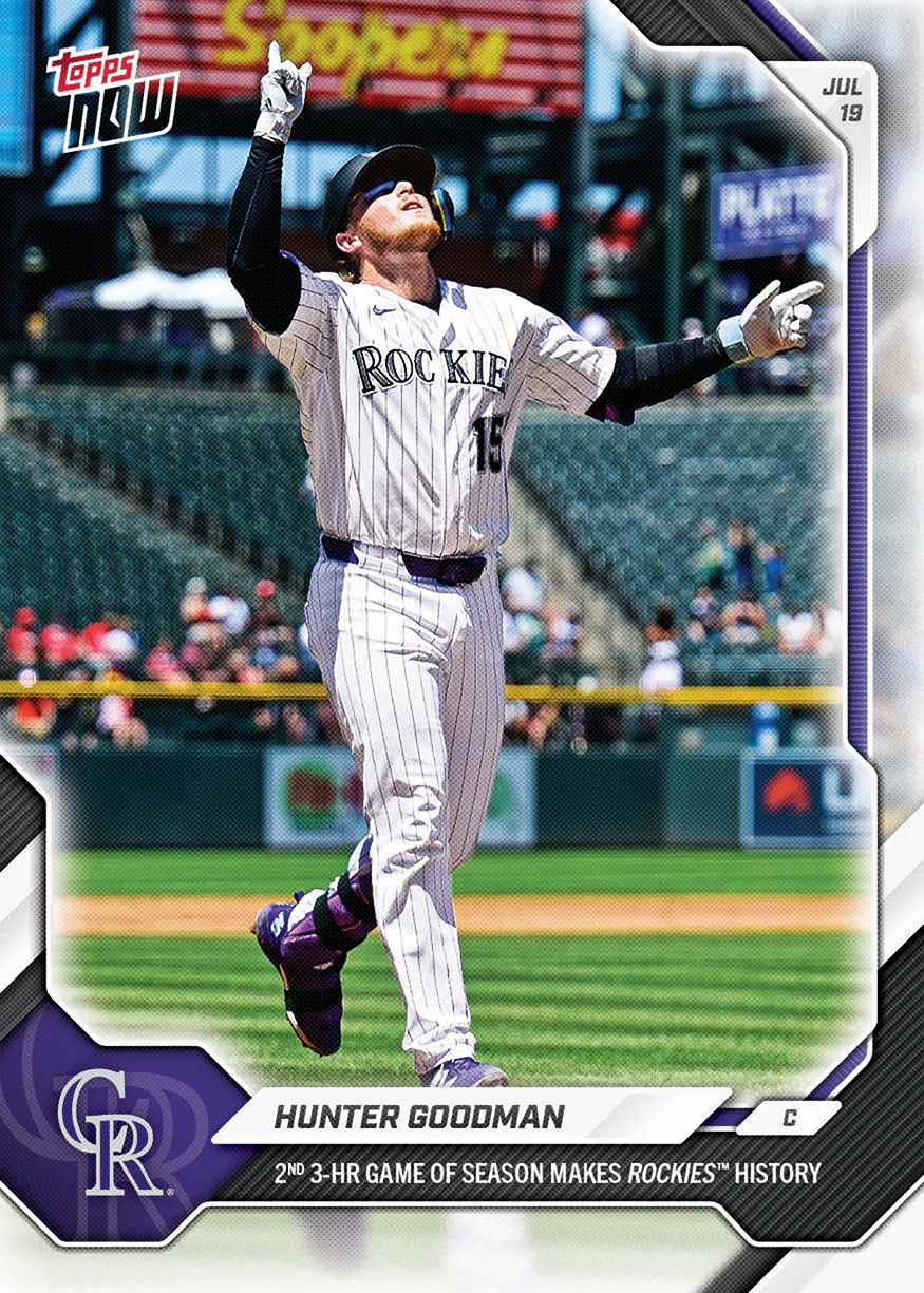 2026 MLB Topps NOW #469 Hunter Goodman