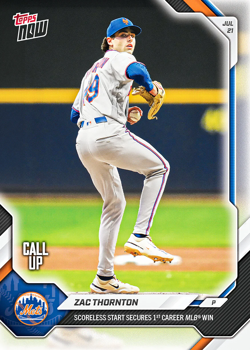 2026 MLB Topps NOW #476 Zac Thornton