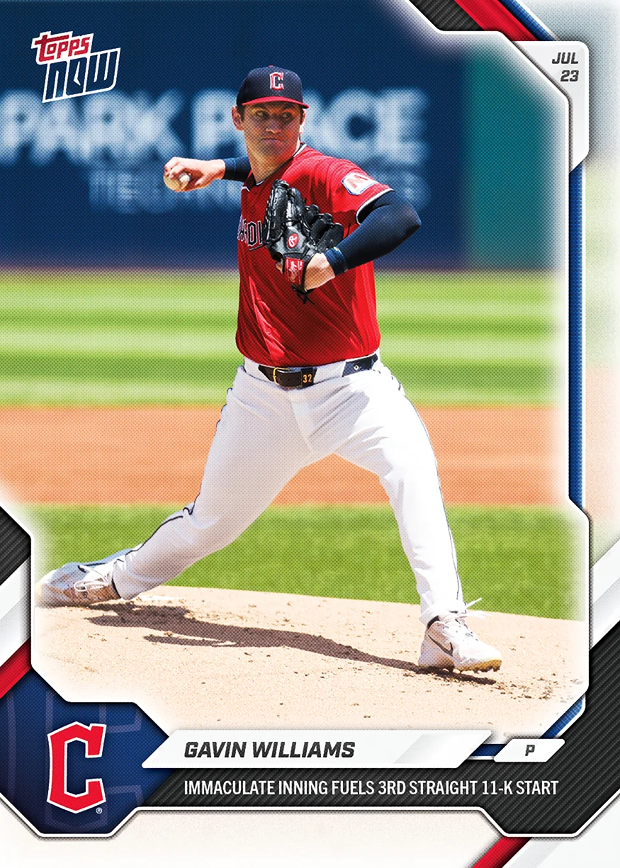 2026 MLB Topps NOW #481 Gavin Williams