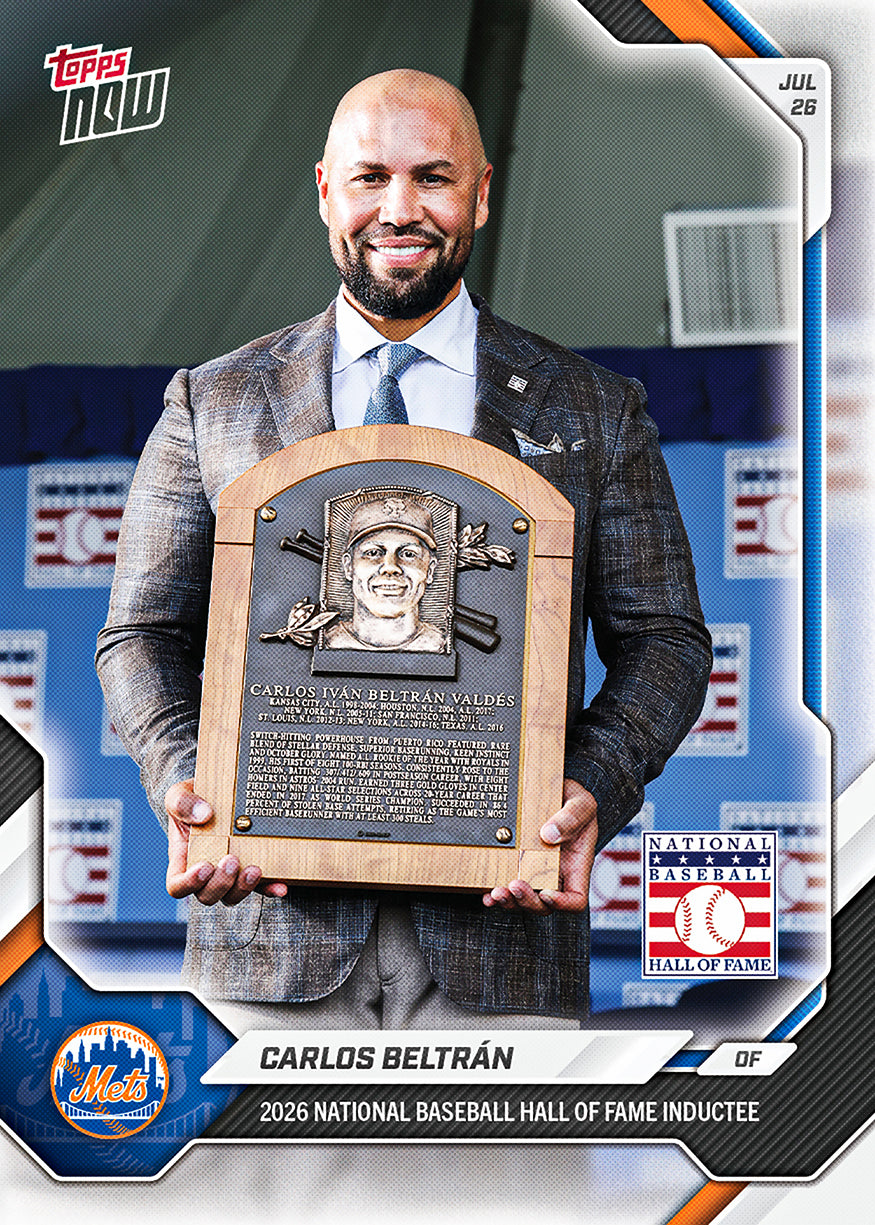 2026 MLB Topps NOW #487 Carlos Beltran
