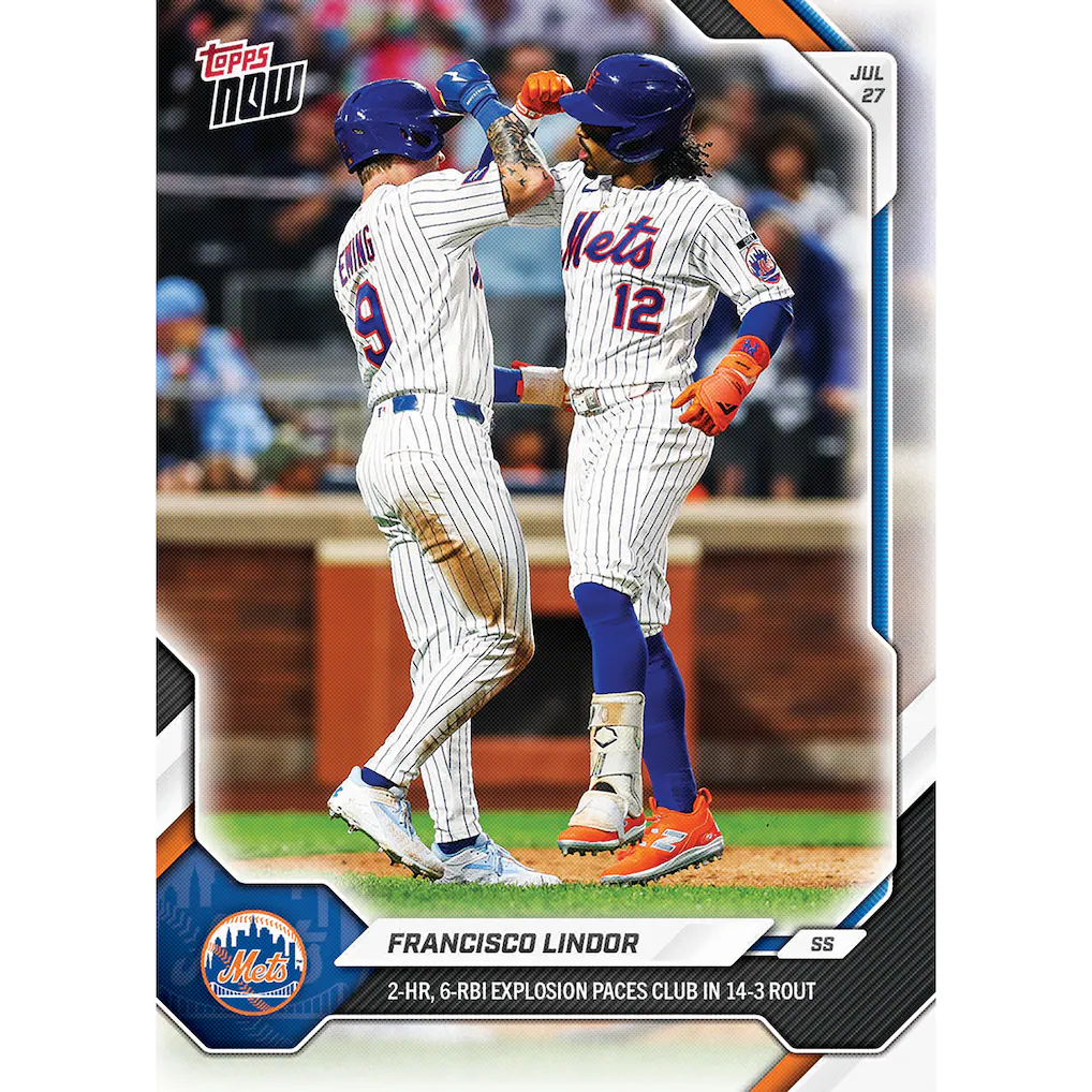 2026 MLB Topps NOW #494 Francisco Lindor
