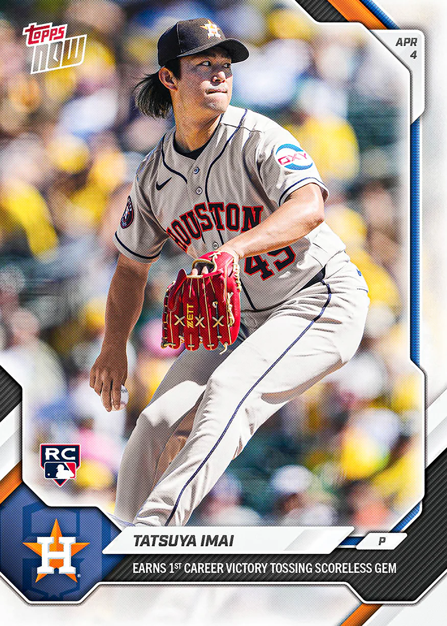 2026 MLB Topps NOW #50 Tatsuya Imai