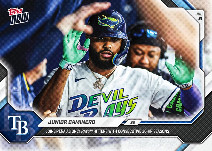 2026 MLB Topps NOW #504 Junior Caminero