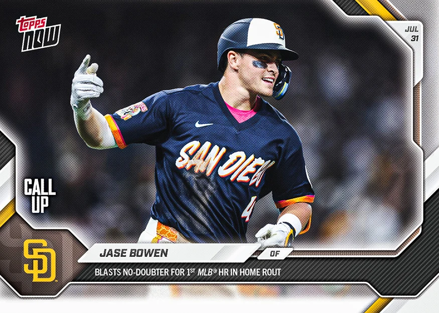 2026 MLB Topps NOW #506 Jase Bowen