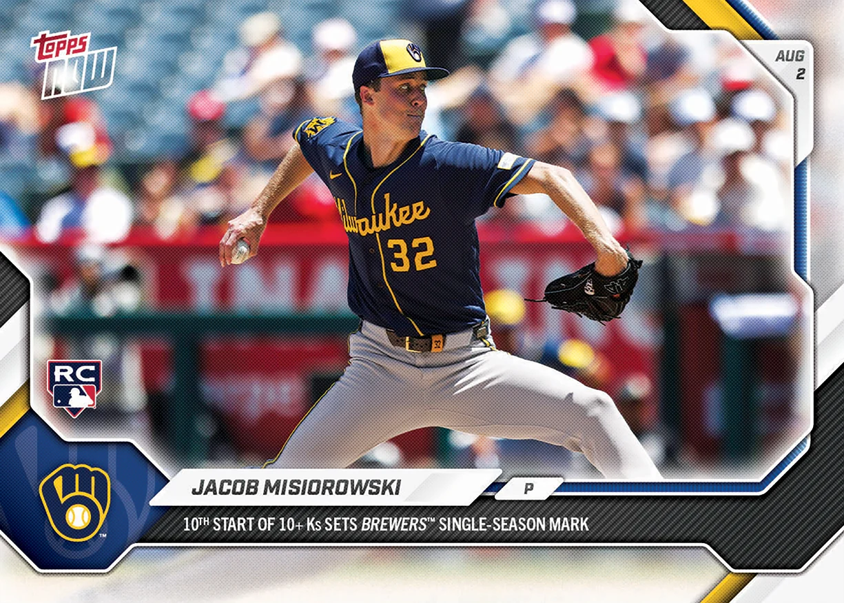 2026 MLB Topps NOW #513 Jacob Misiorowski