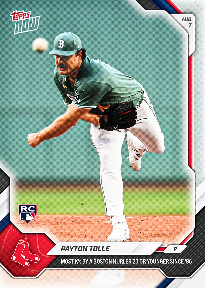 2026 MLB Topps NOW #530 Payton Tolle