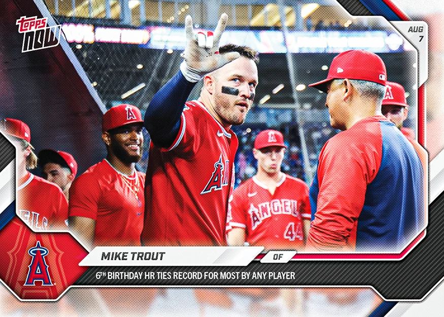 2026 MLB Topps NOW #531 Mike Trout