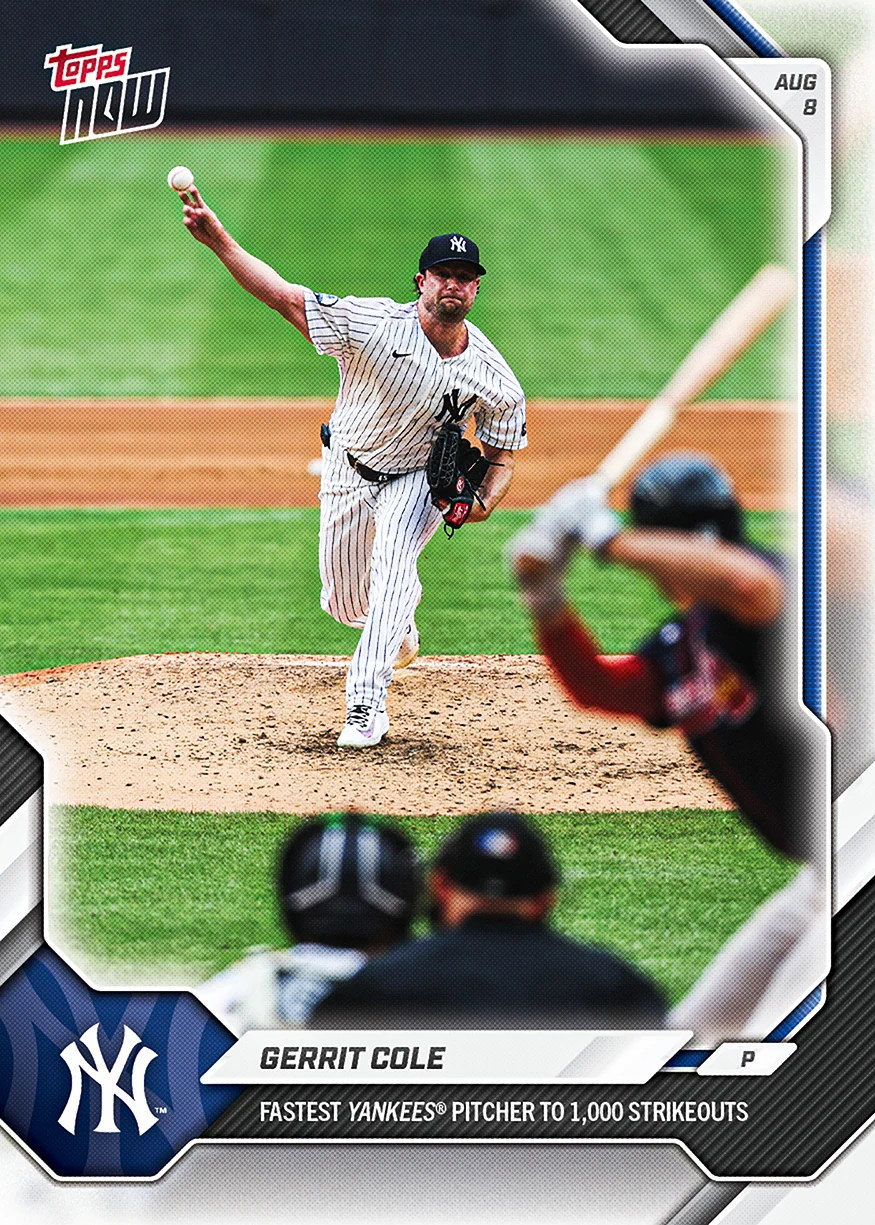 2026 MLB Topps NOW #534 Gerrit Cole