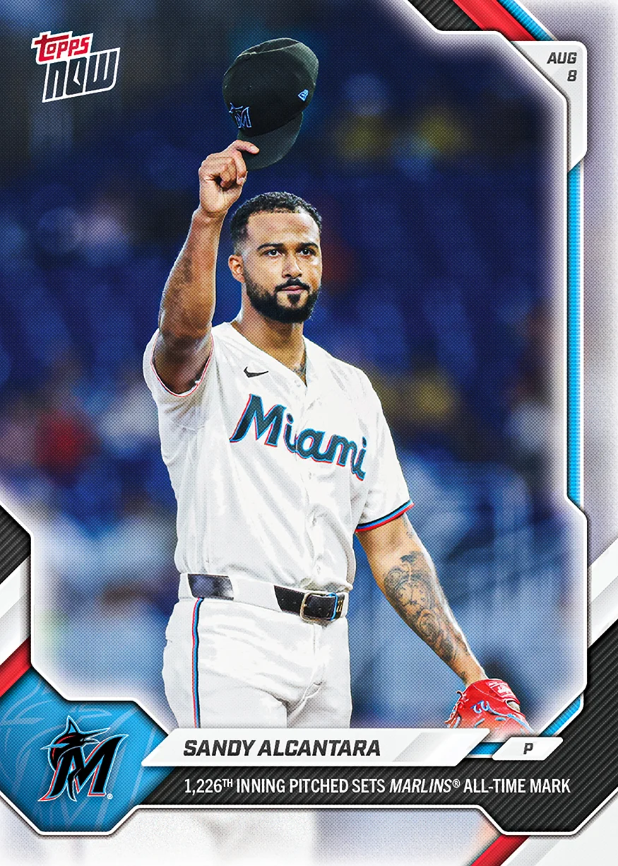 2026 MLB Topps NOW #535 Sandy Alcantara