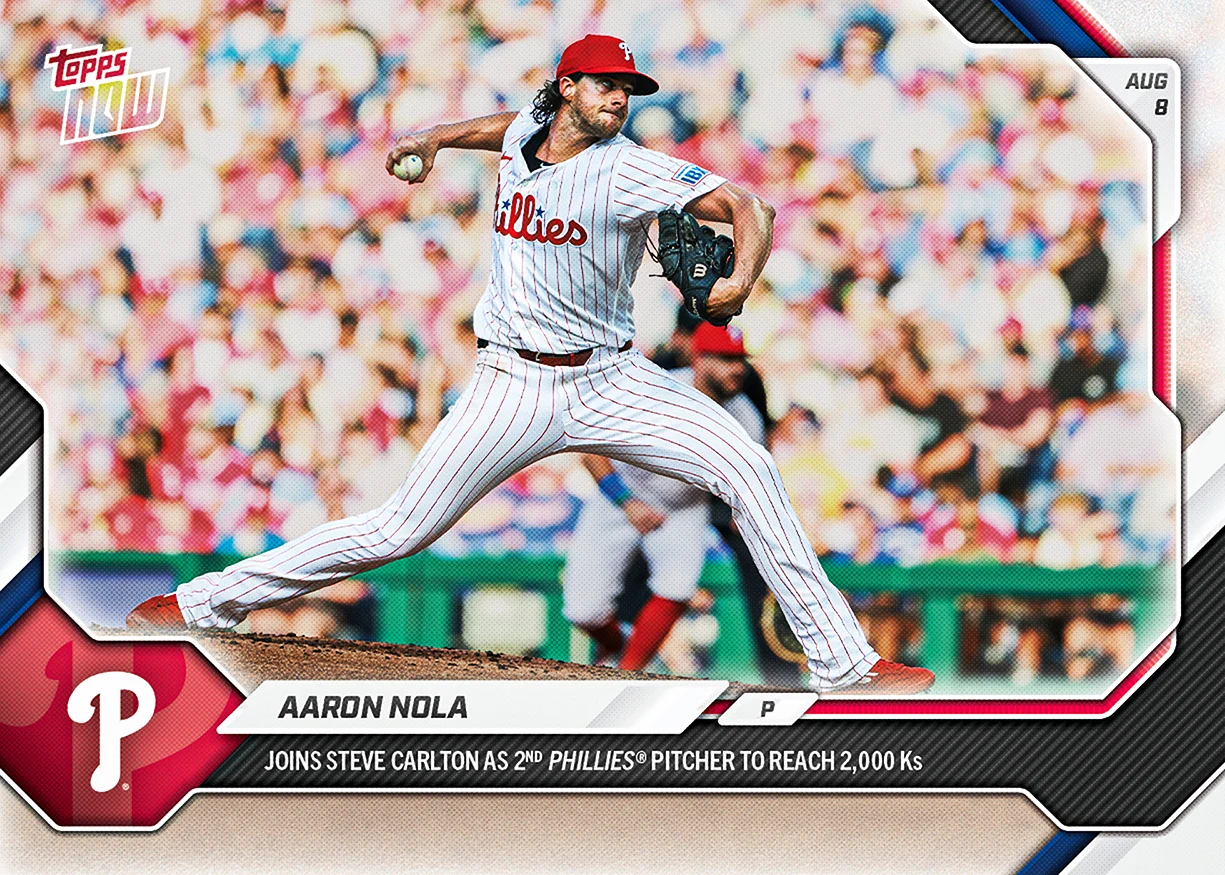 2026 MLB Topps NOW #536 Aaron Nola