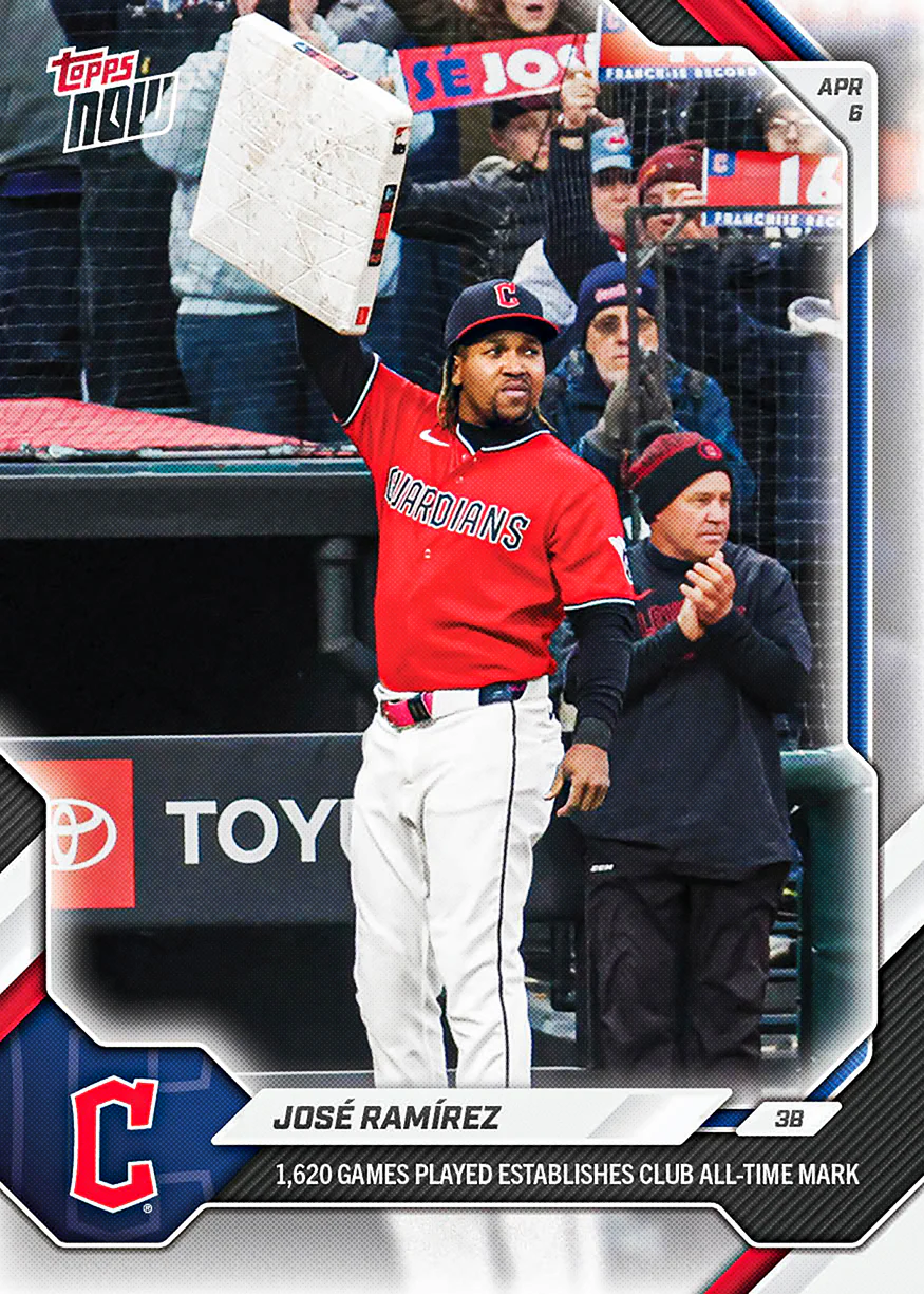 2026 MLB Topps NOW #55 José Ramírez