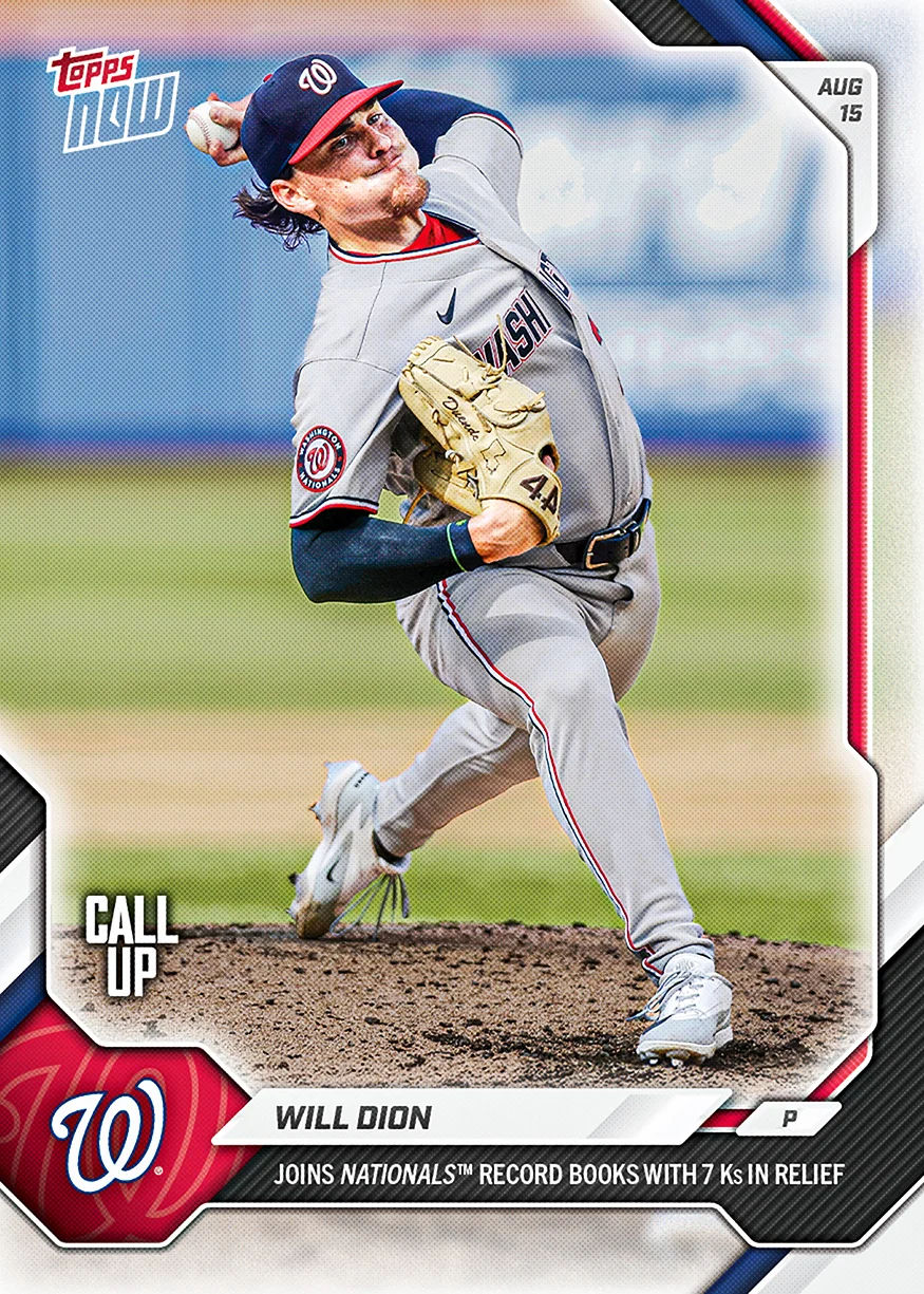 2026 MLB Topps NOW #556 Will Dion