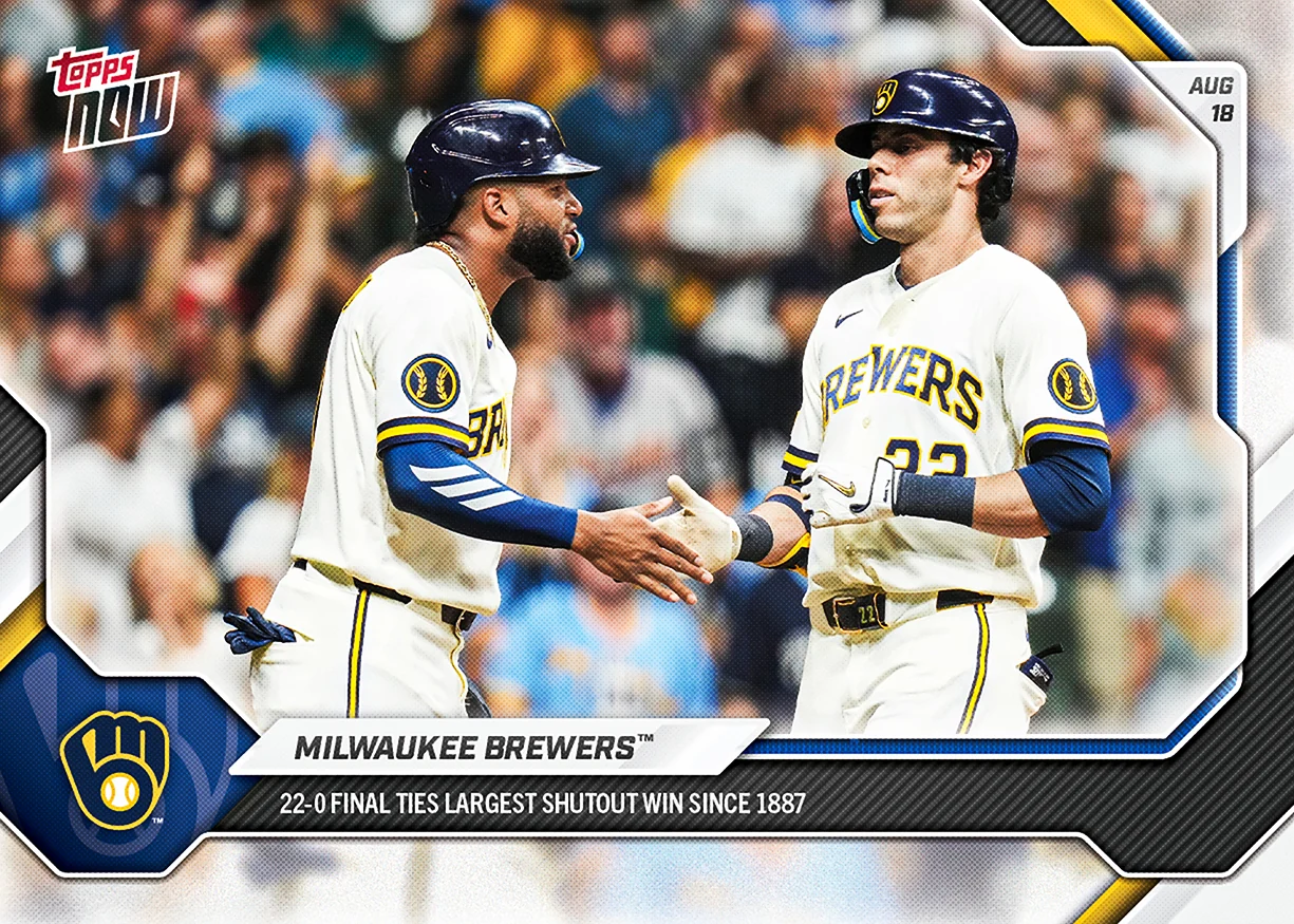 2026 MLB Topps NOW #569 Milwaukee Brewers