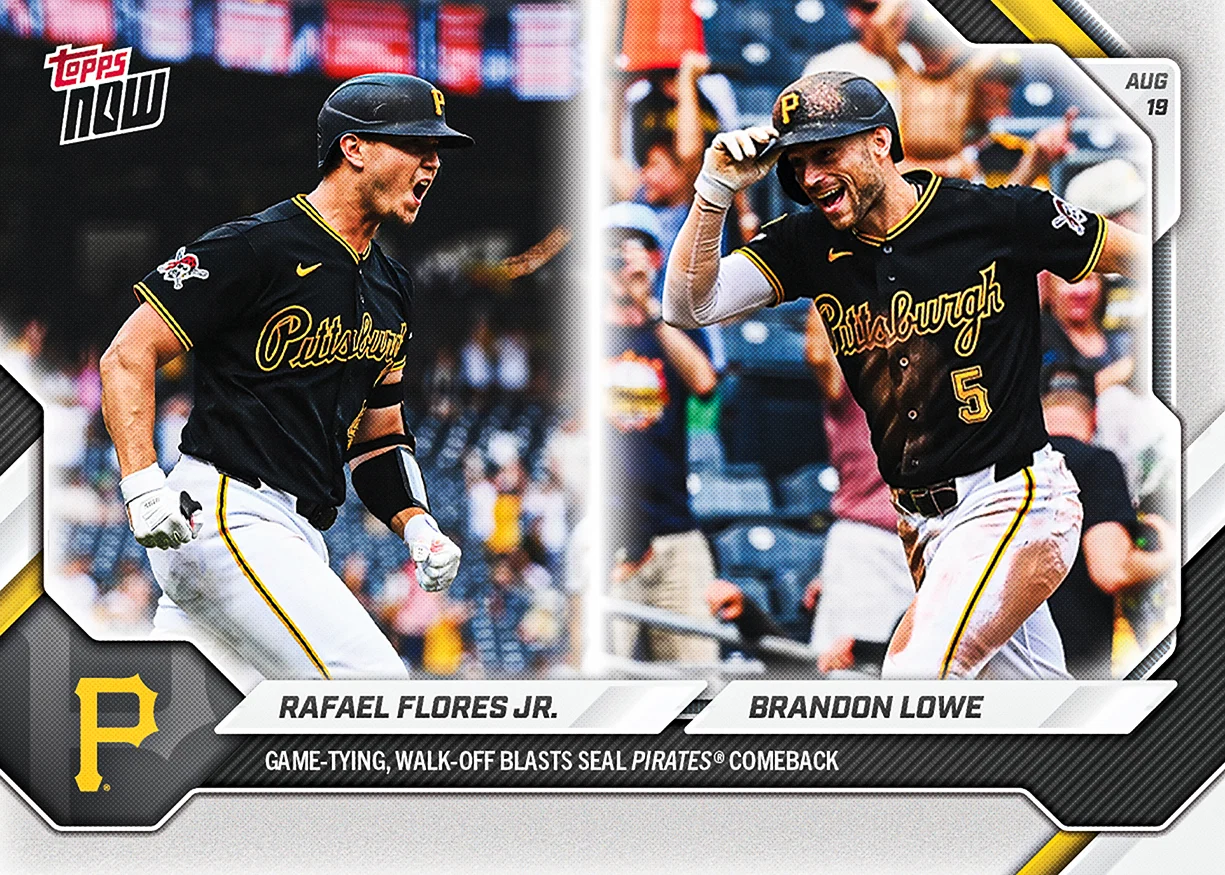 2026 MLB Topps NOW #572 Rafael Flores Jr. / Brandon Lowe