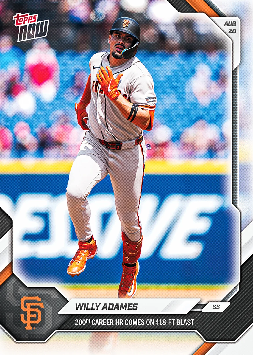 2026 MLB Topps NOW #575 Willy Adames