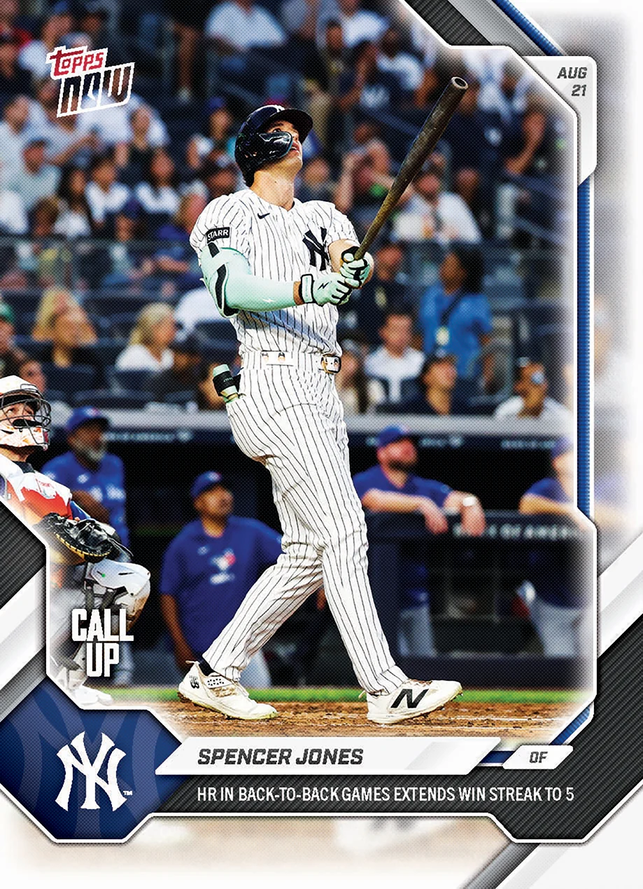 2026 MLB Topps NOW #580 Spencer Jones