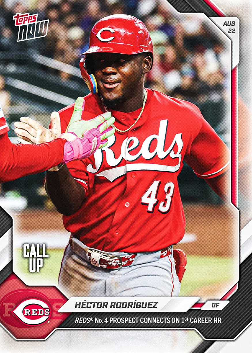 2026 MLB Topps NOW #587 Héctor Rodríguez