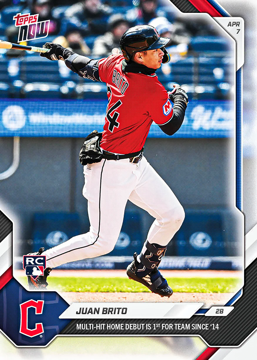 2026 MLB Topps NOW #59 Juan Brito