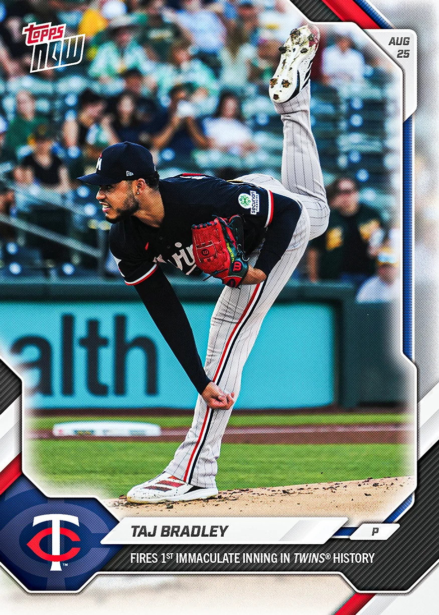 2026 MLB Topps NOW #596 Taj Bradley