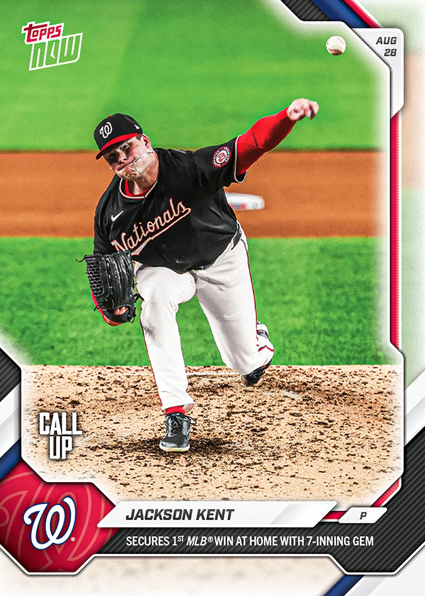 2026 MLB Topps NOW #606 Jackson Kent
