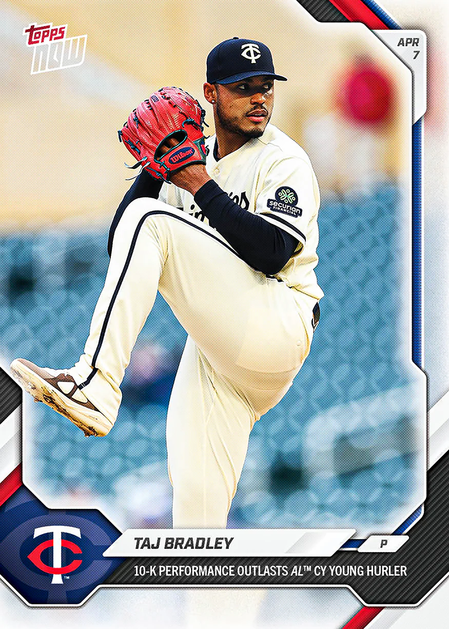 2026 MLB Topps NOW #61 Taj Bradley