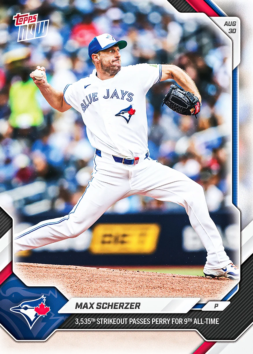 2026 MLB Topps NOW #618 Max Scherzer