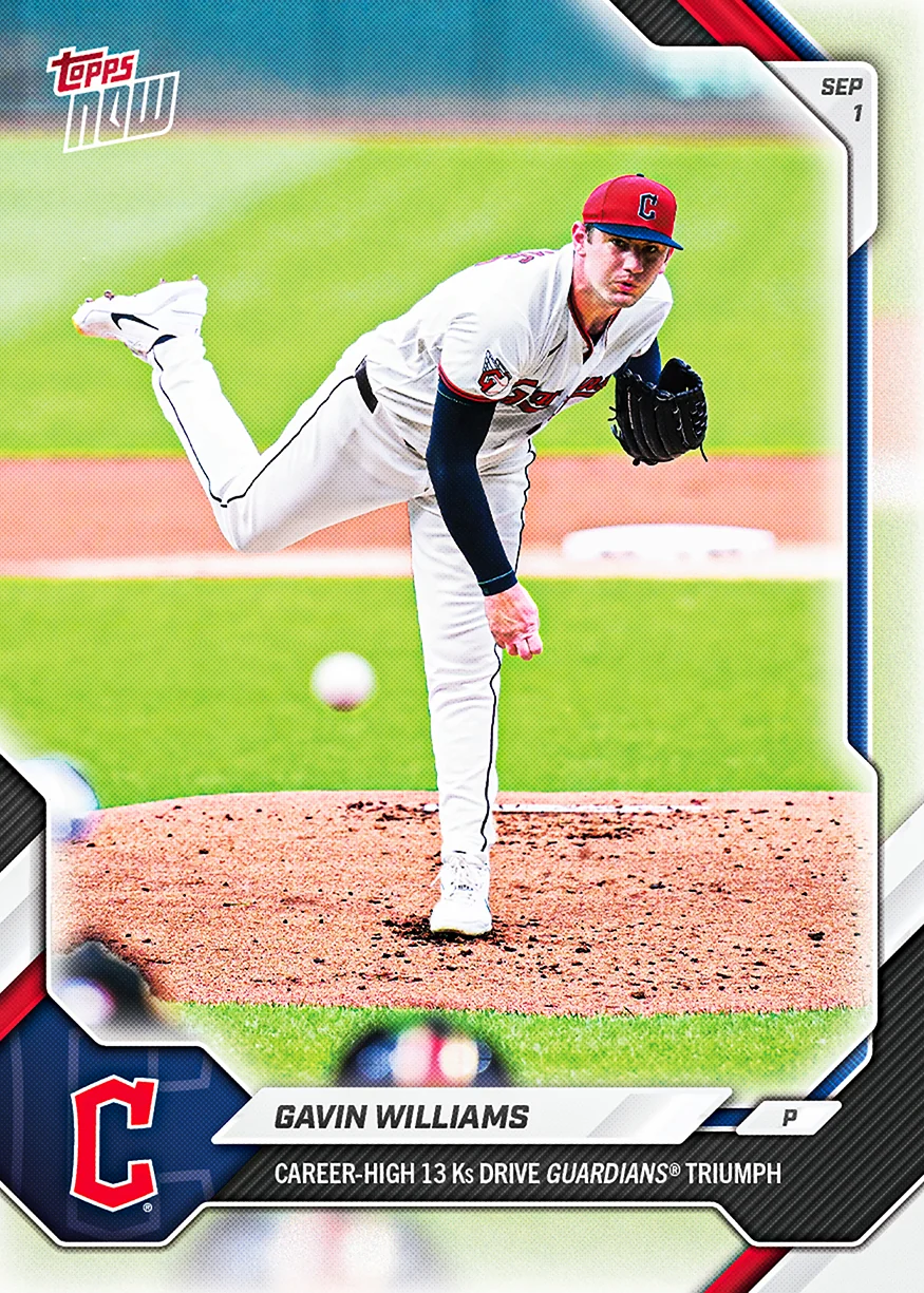 2026 MLB Topps NOW #623 Gavin Williams