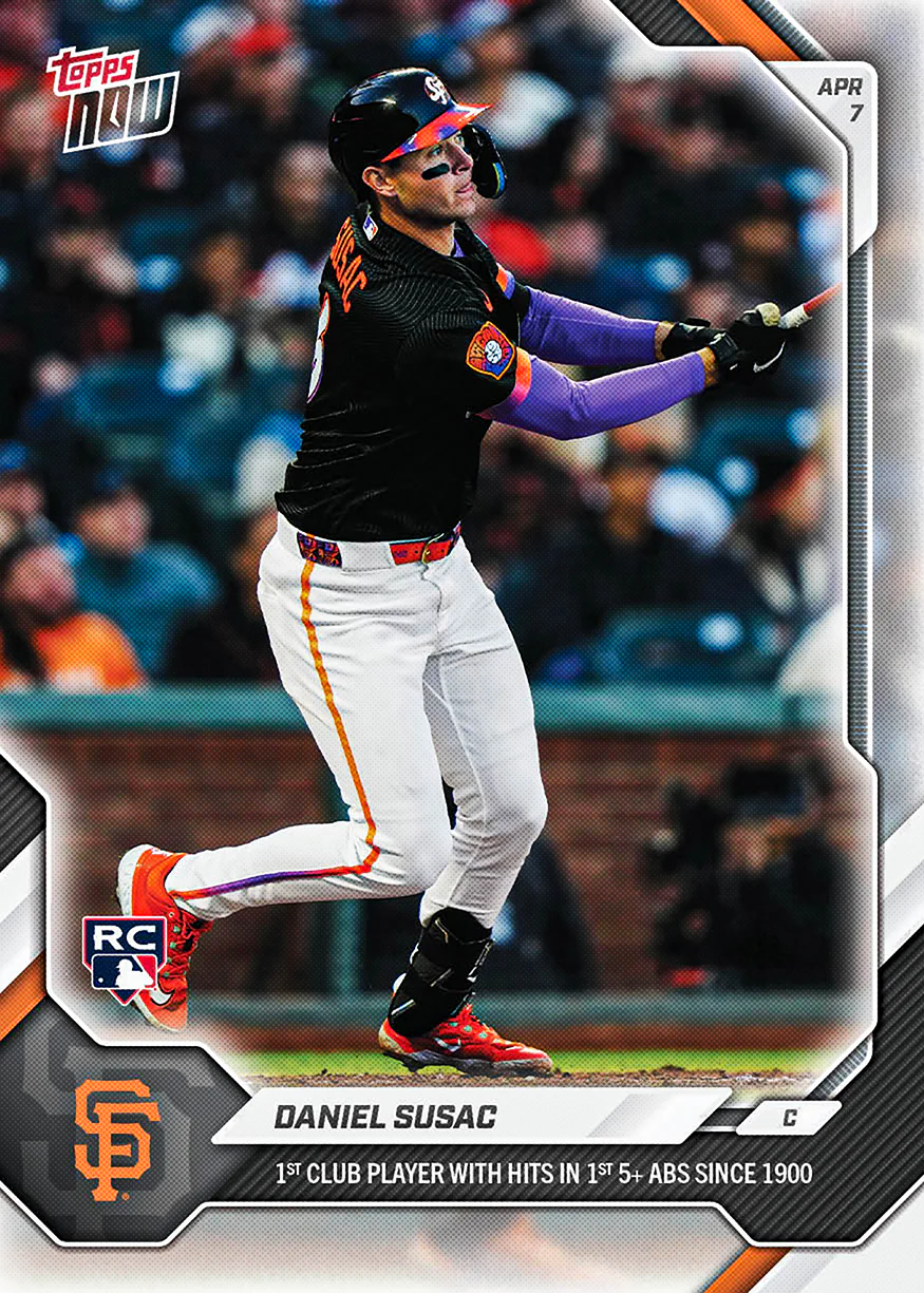 2026 MLB Topps NOW #63 Daniel Susac