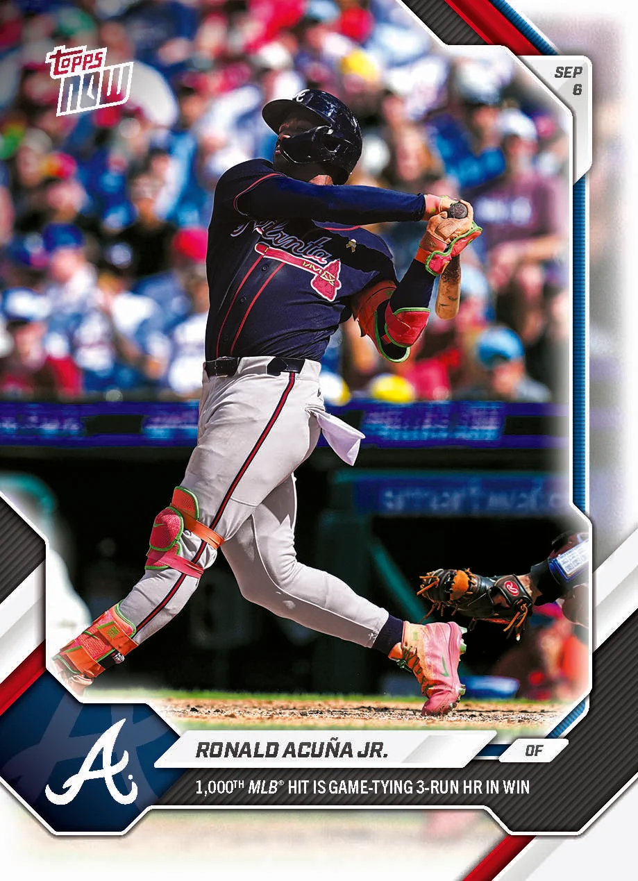 2026 MLB Topps NOW #639 Ronald Acuna Jr.