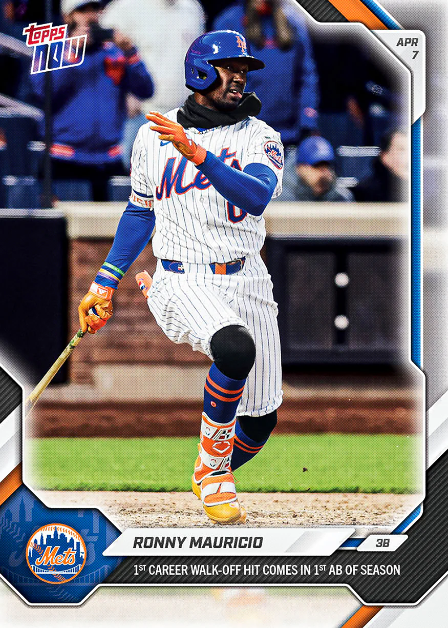 2026 MLB Topps NOW #64 Ronny Mauricio