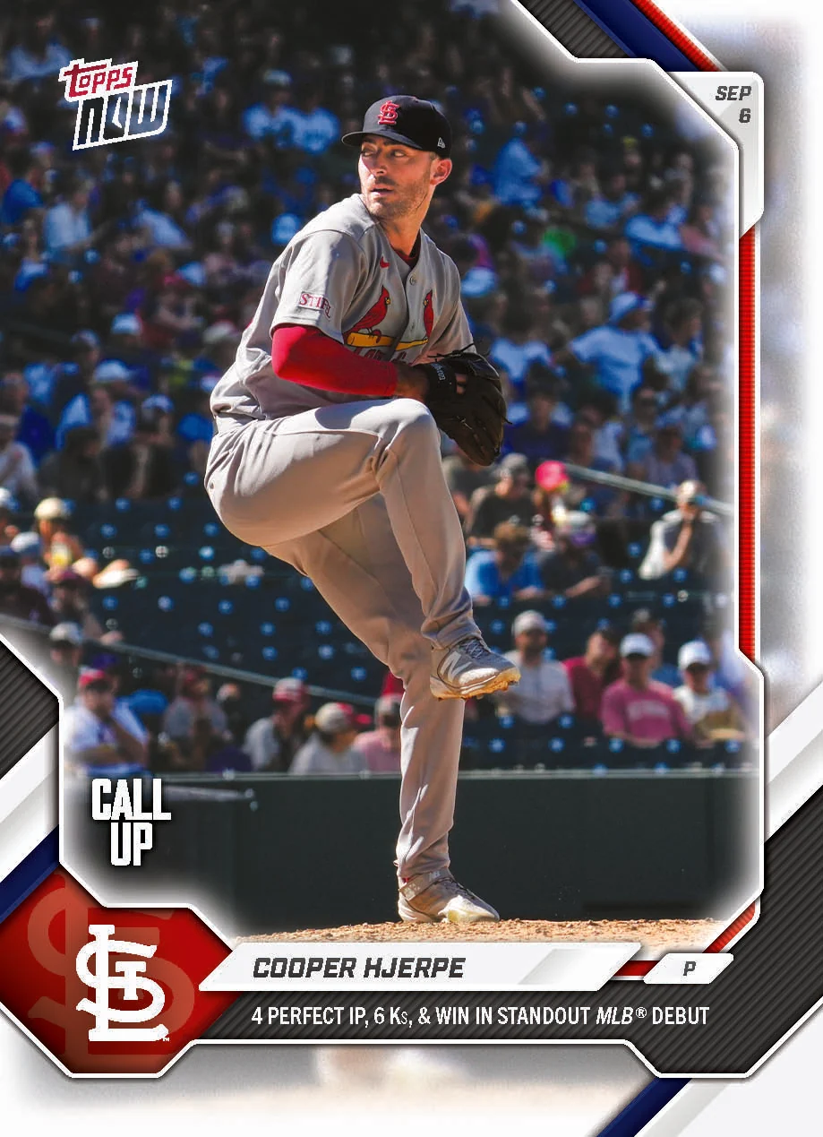 2026 MLB Topps NOW #642 Cooper Hjerpe