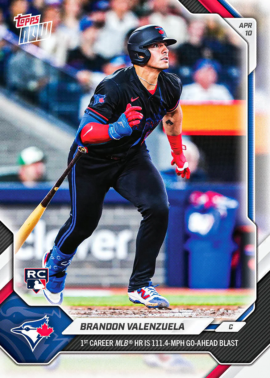 2026 MLB Topps NOW #68 Brandon Valenzuela