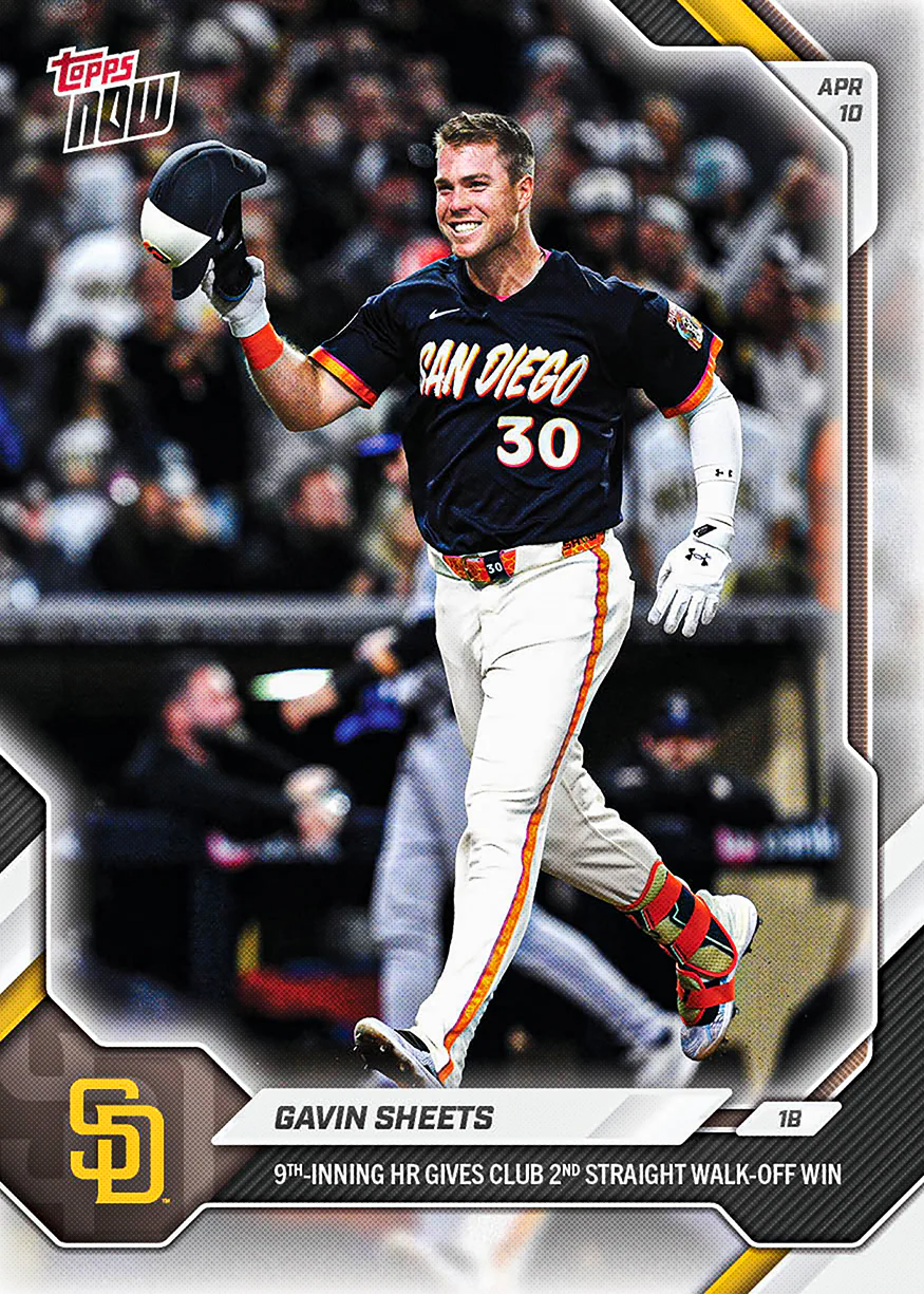 2026 MLB Topps NOW #69 Gavin Sheets