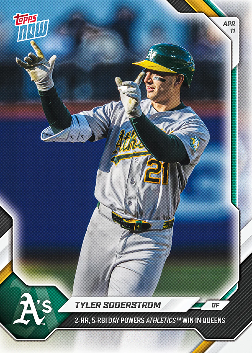 2026 MLB Topps NOW #72 Tyler Soderstrom