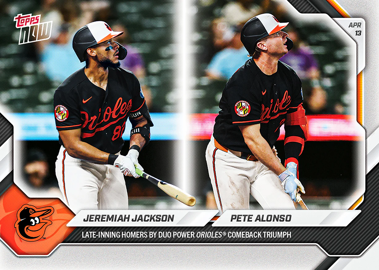 2026 MLB Topps NOW #77 Jeremiah Jackson / Pete Alonso