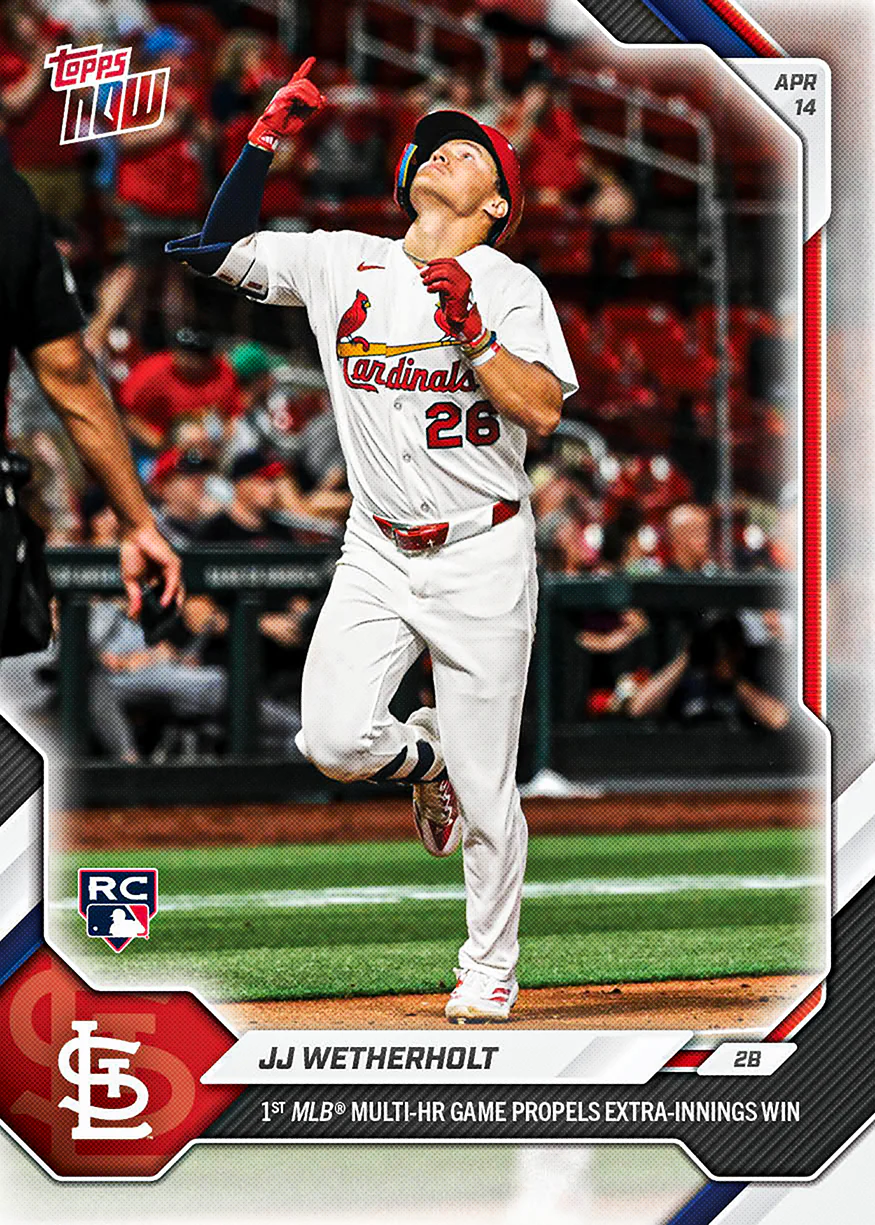 2026 MLB Topps NOW #86 JJ Wetherholt