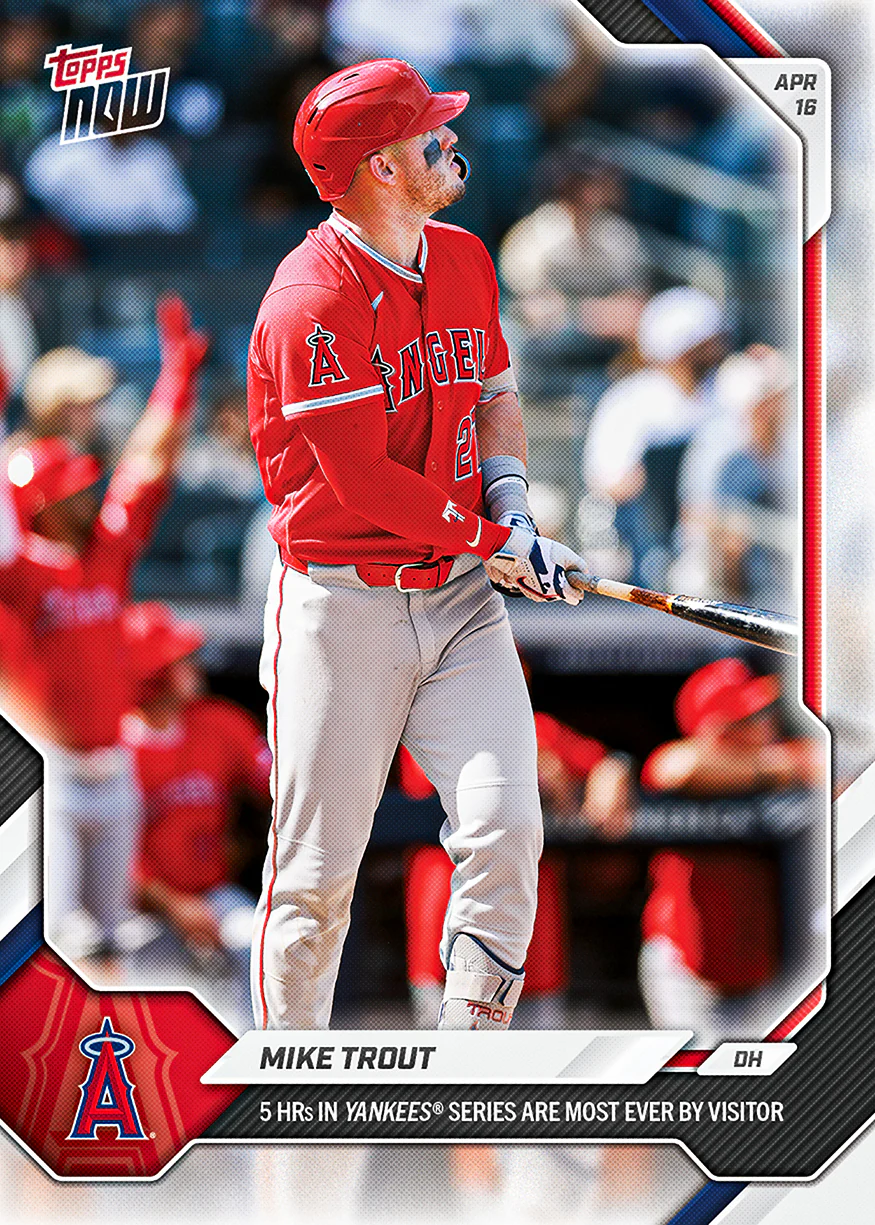 2026 MLB Topps NOW #91 Mike Trout
