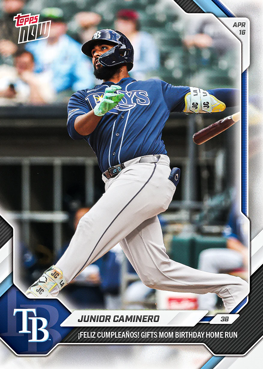 2026 MLB Topps NOW #92 Junior Caminero